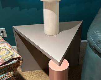 1980's Geometrical Side Table