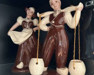 Set of Dutch HEDI SCHOOP Porcelain Figurines