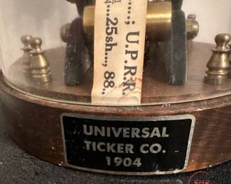 Replica 1904 Ticker Tape Machine Table Lamp