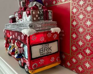 BERKSHIRE HATHAWAY Blown Glass Christmas Ornaments by CHRISTOPHER RADKO