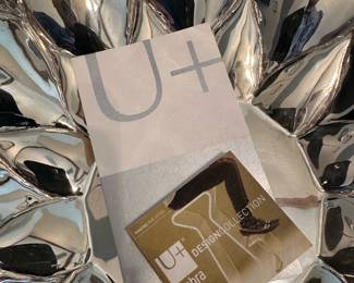 Modernist Silver Bowl by KARIM RASHID for UMBRA