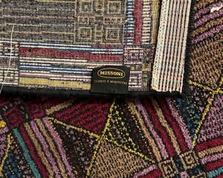 1980's MISSONI Handmade Tapestry Rug