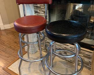 musician's stools/ bar stools, chrome base