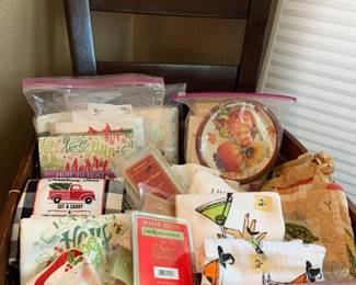 napkins, kitchen towels, etc