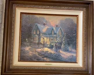 Thomas Kincaid framed art