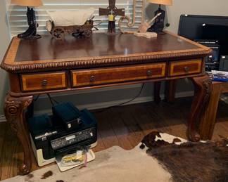 leather top desk