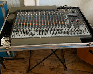 Eurodesk  SX2442 mixing board, and travel case