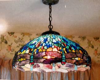 Tiffany Style Dragonfly Lamp (can purchsas a kit to hang the other way)