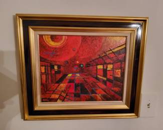 Orignal oil by Gabrielle Ohl (1928-2002)