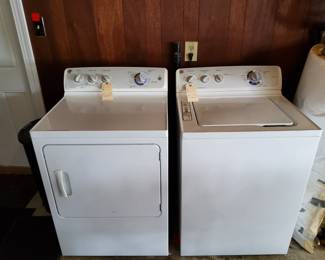 GE Top Load Washer and Dryer