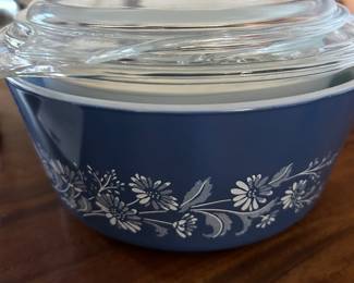 Blue mist Pyrex set