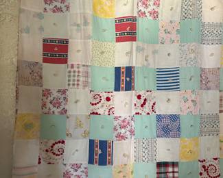 Vintage lap quilt