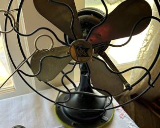 Antique R&M table fan