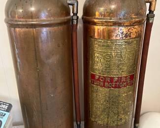 Antique Fyr Fyter fire extinguishers