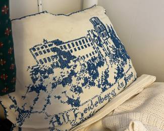 Stitched pillow cover