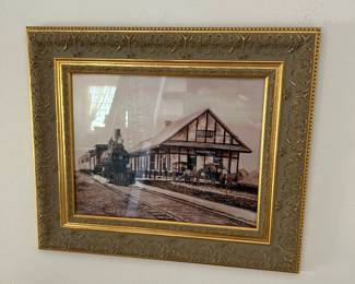 Local Anacortes Depot framed picture by Gyvonne