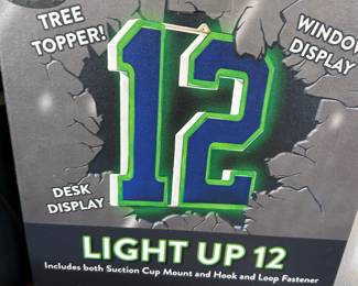 Light up number 12
