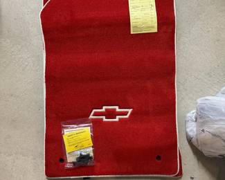 Floormats Red Chevy