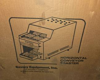 Commercial conveyor toaster