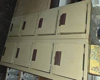 2 sets of lockers