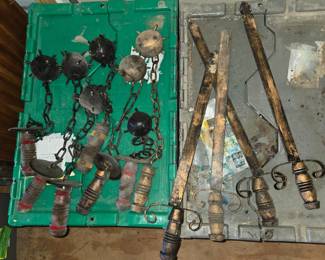 Medieval Decor swords & mace