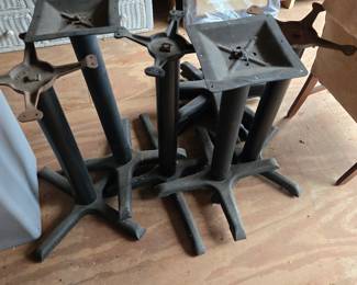 Cast Iron Pedestal Table bases
