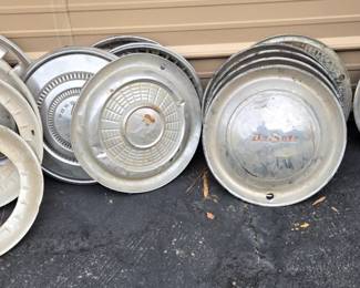 Hubcaps including set of Desotos