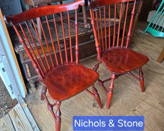 Nichols & Stone Windsor Chairs 
