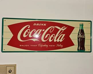 Original vintage Coca-Cola sign