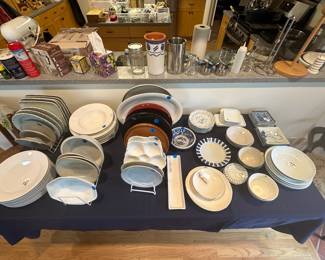 Kitchen serving dishes and other misc. items/