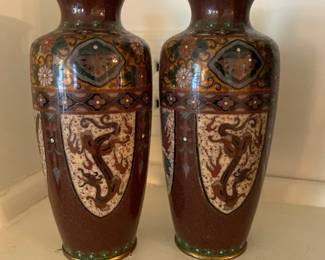 Cloisonne Pair 