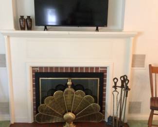 TV amd Brass Screen