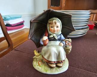 Hummel - Goebel and Gorham figurines. 