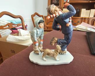Hummel - Goebel and Gorham figurines. 