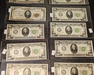 US & Foreign  Coins and Currency 