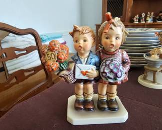 Hummel - Goebel and Gorham figurines. 