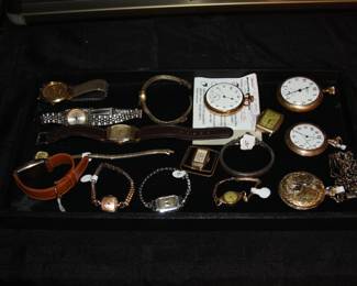 Men's and Women's watches, antique pocket watches
