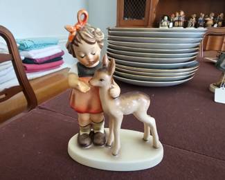 Hummel - Goebel and Gorham figurines. 