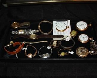 Men's and Women's watches, antique pocket watches