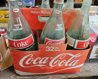 VINTAGE COCA COLA BOTTLES