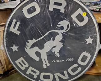 Ford Bronco Sign