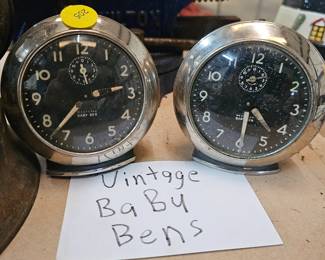 VINTAGE BABY BEN CLOCKS