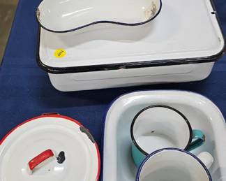 Lot of Enamelware