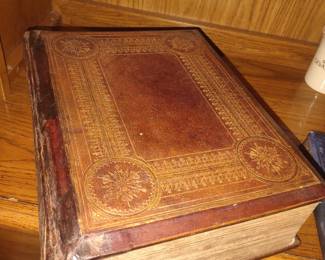 Huge 1864 Holy Bible