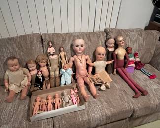 Antique dolls.