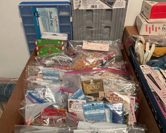 Beads and jewelry making supplies.