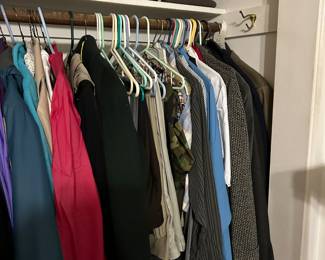 Men’s suits, dress shirts , pants , ties and jackets.