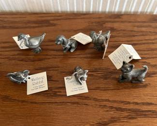 Holly Hobbie Pewter Miniatures.