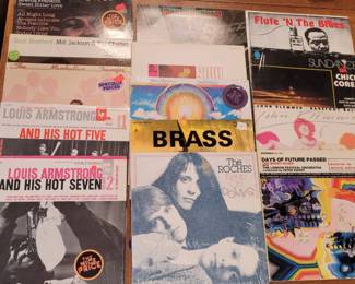 Vinyl Records Louis Armstrong Aretha Franklin