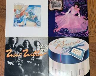 Vinyl Records Linda Ronstadt Joni Mitchell